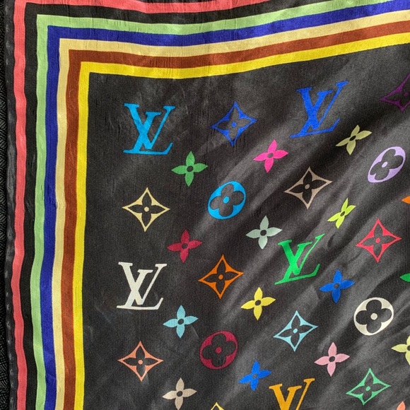 Louis Vuitton multicolor monogram bandana - Picture 12 of 16